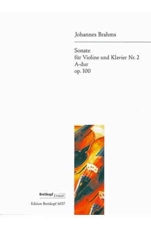 Johannes Brahms 勃拉姆斯 第二小提琴奏鸣曲 op 100 EB 6037