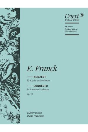 Eduard Franck 弗兰克 钢琴协奏曲 d-moll op. 13 EB 32026