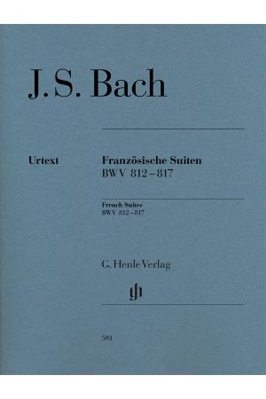 Bach J.S.巴赫：法国组曲 BWV 812-817  HN 593