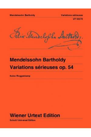 Mendelssohn 门德尔松 严肃的变奏曲 op. 54 UT50278