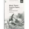 英皇考级：Music Theory Past Papers 2017年乐理真题答案7级
