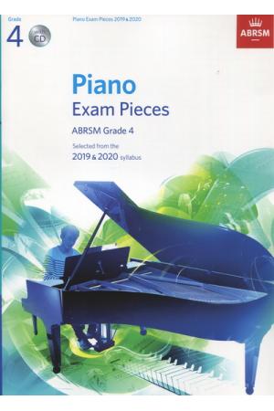 英皇考级 : 2019&2020钢琴精选曲目第四级 附CD（英文版）