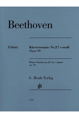 Beethoven 贝多芬 第27首e小调钢琴奏鸣曲 作品 90 HN 1124