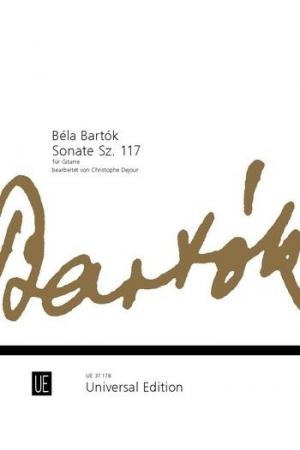 Bela Bartok  巴托克 吉他奏鸣曲 UE37178