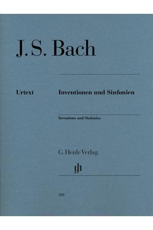 Bach J.S. 巴赫 创意曲与交响曲 BWV 772-801 HN 589