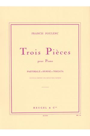  Poulenc 弗朗西斯·普朗克 三首钢琴曲集  HL.48187407