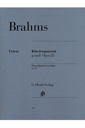 BRAHMS 勃拉姆斯 g小调钢琴四重奏 op. 25 HN 197