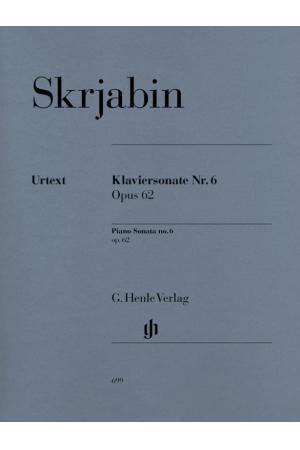 SKRJABIN  斯克里亚宾 第六钢琴 奏鸣曲 no. 6 op. 62  HN 699