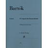 BARTOK 巴托克 15首匈牙利乡间歌曲--为钢琴而作 HN 1404