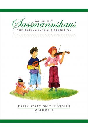 萨斯曼斯豪斯 儿童小提琴入门教程--基础二重奏（3）BA 9678