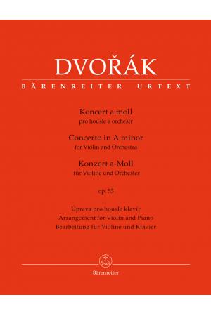  Dvorak 德沃夏克 A小调小提琴协奏曲 op.53 BA 10422-90
