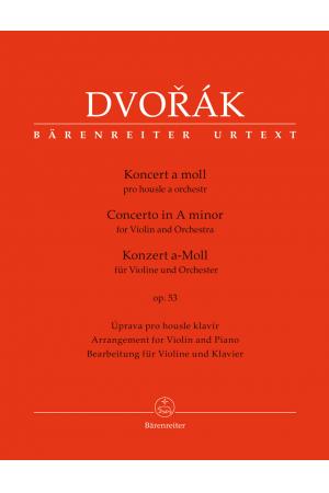  Dvorak 德沃夏克 A小调小提琴协奏曲 op.53 BA 10422-90