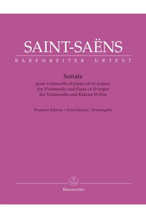  Saint-Saens 圣-桑  D大调大提琴奏鸣曲 BA 10910