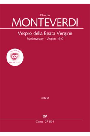 Monteverdi 蒙特威尔第《圣母晚祷》（总谱）CA.2780100