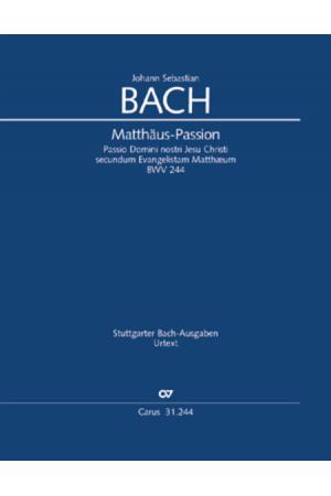 J S 巴赫 马太受难曲 BWV 244 （总谱）CA.3124400