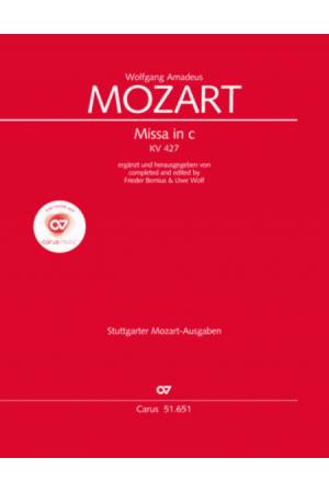Mozart 莫扎特 C小调弥撒曲 K. 427（总谱）CA.5165100
