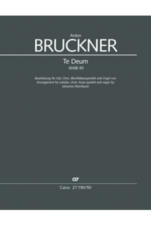 Bruckner 布鲁克纳  C大调《感恩赞》“Te Deum ”（钢琴缩编谱）CA.2719050