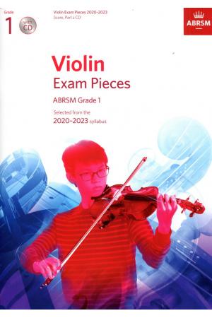 英皇考级：小提琴精选曲目Grade 1 2020-2023 （附CD）英文版