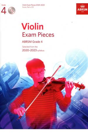  英皇考级：小提琴精选曲目Grade 4 2020-2023 （附CD）英文版