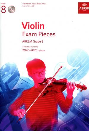英皇考级：小提琴精选曲目Grade 8 2020-2023 （附CD）英文版