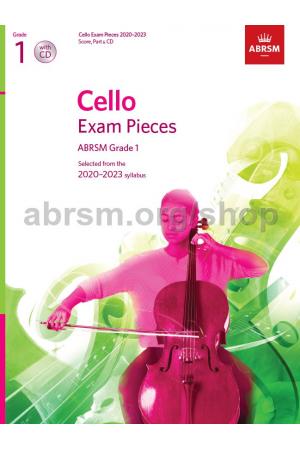 英皇考级：大提琴精选曲目 2020-2023 （附CD）Grade 1 英文版