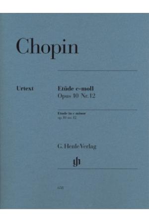 CHOPIN 肖邦 c小调练习曲 “革命”op. 10 no. 12 HN 658