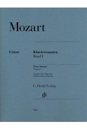 MOZART  莫扎特 钢琴奏鸣曲全集 卷I（无指法标注）HN 1001