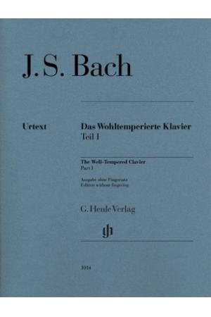 J.S.巴赫 十二平均律钢琴曲集，第一卷(无指法标注) HN 1014