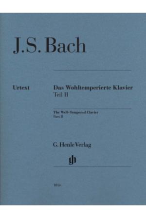 J.S.巴赫 十二平均律钢琴曲集，第二卷(无指法标注) HN 1016