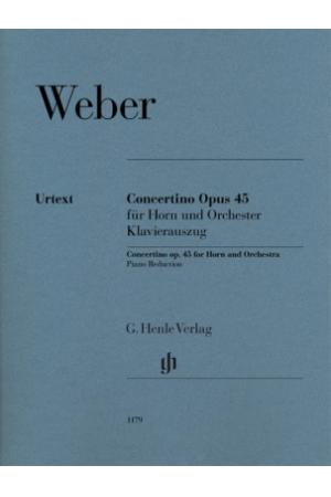 WEBER 韦伯 小协奏曲——为圆号与乐队而作 op. 45 HN 1179
