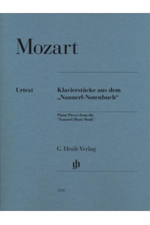 MOZAR 莫扎特 娜妮尔乐谱－原作 HN 1236