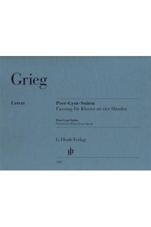 GRIEG 格里格 培尔金特组曲1和2（钢琴四手联弹版本）HN 1243