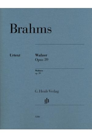 BRAHMS 约翰内斯·勃拉姆斯 圆舞曲 op. 39 HN 1286 