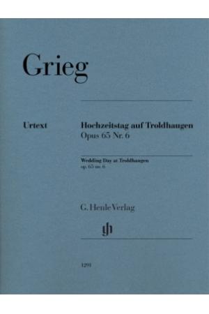 GRIEG 格里格 特罗尔哈根之婚礼， op. 65 no. 6 HN 1291