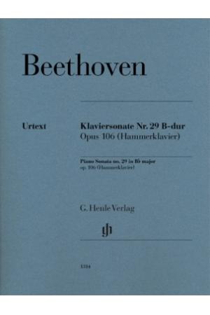贝多芬 降B大调第二十九钢琴奏鸣曲 op.106 (槌子键琴) HN 1314