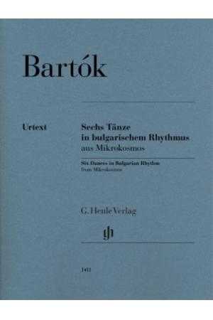 巴托克 6首舞曲选自《小宇宙》保加利亚旋律 HN 1411