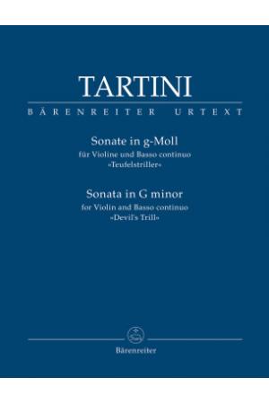 Tartini 塔尔蒂尼 G小调小提琴奏鸣曲《魔鬼的颤音》 BA 10919