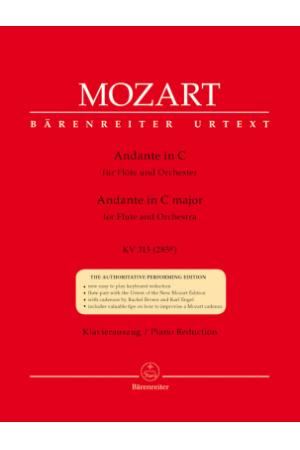 Mozart 莫扎特 C大调行板--为长笛与管弦乐队而作 BA 5748-90