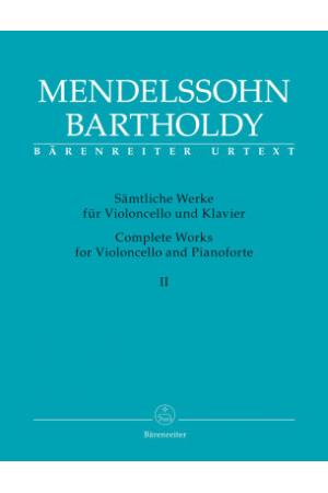 门德尔松 大提琴作品全集 第2集 BA 9097