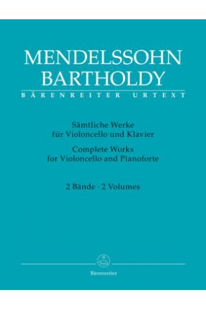 Mendelssohn 门德尔松 大提琴作品全集   BA 9098