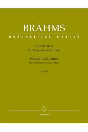 Brahms 勃拉姆斯 E小调大提琴奏鸣曲 op.38 BA 9429