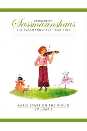萨斯曼斯豪斯 儿童小提琴入门教程（1）BA 9676