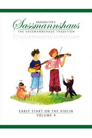 萨斯曼斯豪斯 儿童小提琴入门教程（4）BA 9679