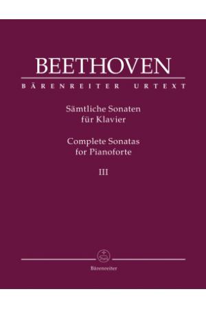 Beethoven 贝多芬 钢琴奏鸣曲全集 第三集 BA 11843