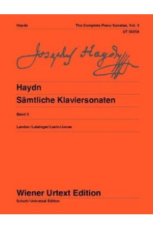 Haydn 海顿 钢琴奏鸣曲全集（第三卷）UT50258