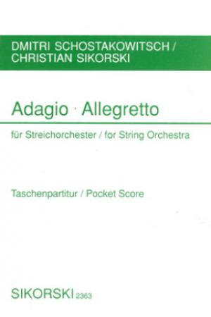 肖斯塔科维奇 柔板--小快板，为弦乐队而作 SIK2363