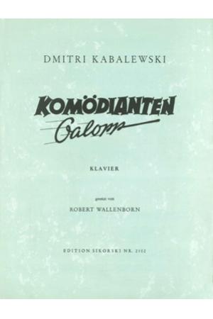 Kabalewski 卡巴列夫斯基 喜剧加洛普舞--为钢琴而作 SIK2102