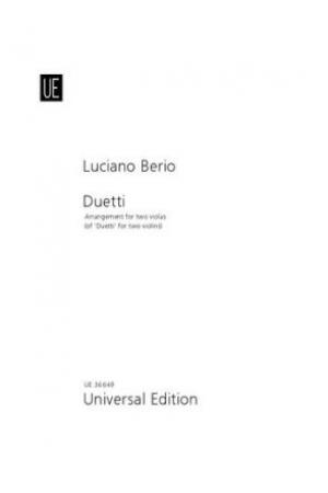 卢西亚诺 贝里奥 双中提琴二重奏  UE36649