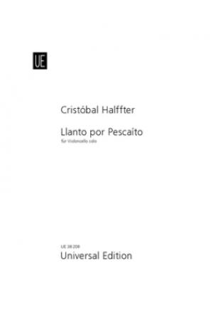 克里斯多博 哈福特 Llanto por Pescaíto--为大提琴而作 UE38208