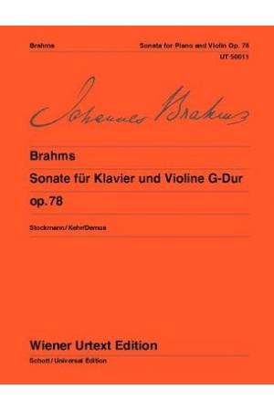 勃拉姆斯 G大调小提琴奏鸣曲 op. 78  UT50011